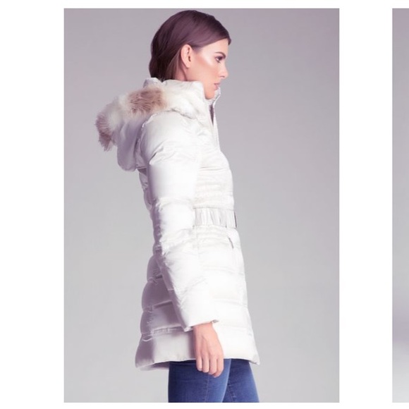 ⛄️ 🎄 ❄️ LIMITED ED ✨ Bebe faux fur down puffer💎🎈🤩 - Picture 4 of 4